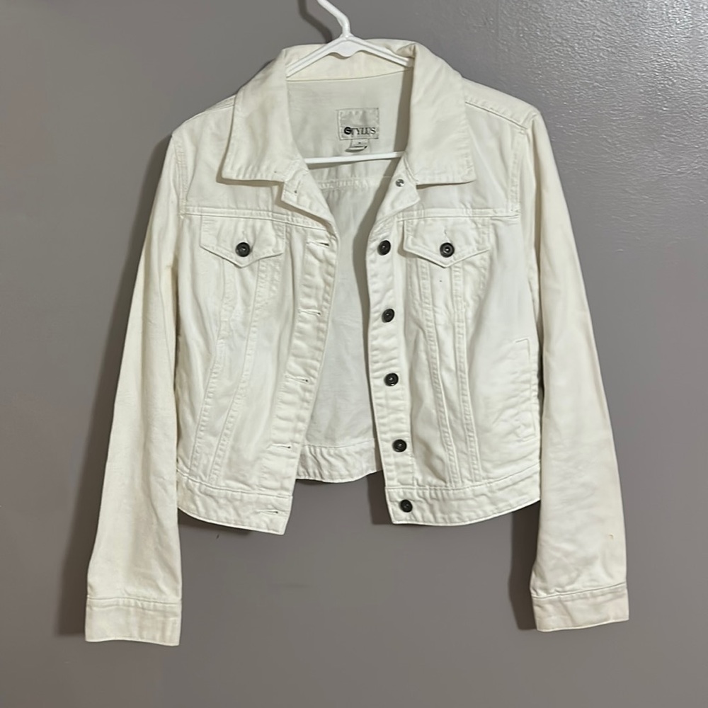 White Jean Jacket